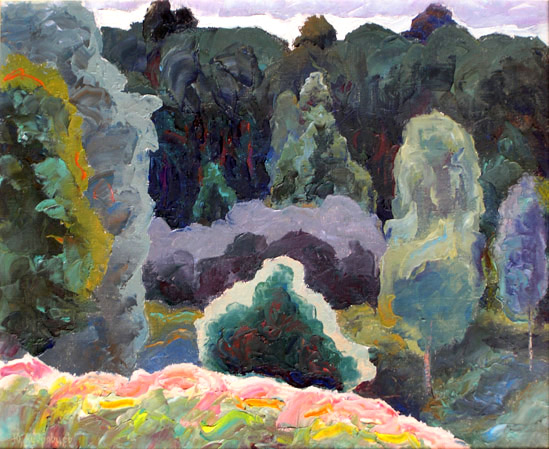  ��� ��������. Above The Spring. (43x35cm, oil, 1998)