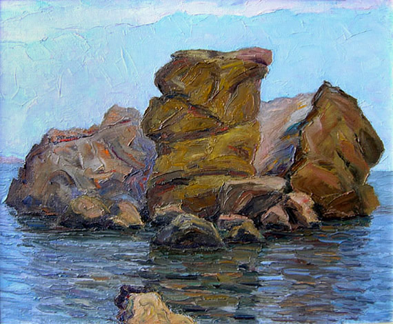 �������. ������� ����� ���� �������. Karadag. Old Rocky Guard Of The Malchin Cape. 2004