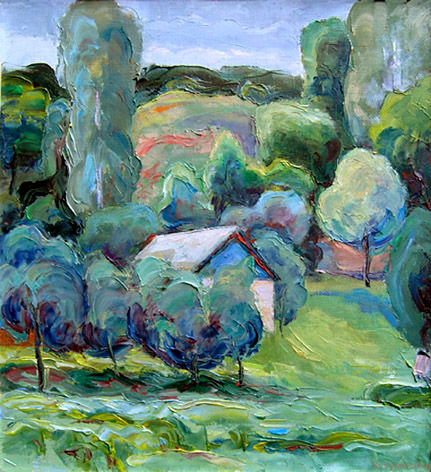 ������. ����� ����� � ����. Sednev.The Bald Hill In June. 2003